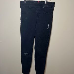 Spanx Black Jeggings Medium